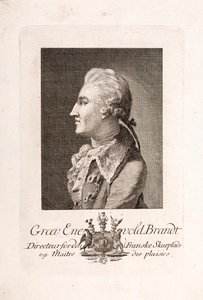 エネヴォルド・ブラント伯爵の肖像 1738-1772。 作： Unbekannt