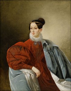 伯爵夫人Yelizaveta Ivanovna Kropotkina 1803-1836の肖像、néeDorokhova 作： Unbekannt