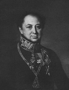 ドミトリー・パブロビッチ・タチシェフの肖像1767-1845、1838 作： Unbekannt
