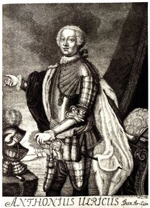 ブランズウィック1714-1774のデューク・アンソニー・ウルリッヒの肖像 作： Unbekannt