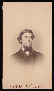 エドワード ドリンカー コープの肖像 1840 ～ 1897 年、1860 年代頃。 作： Unbekannt