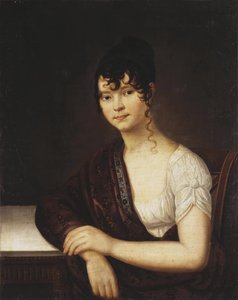 Elizaveta Ivanovna Ogareva 1784-1815、1800年代の肖像 作： Unbekannt