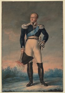 皇帝アレクサンドル1世の肖像1777-1825、1819 作： Unbekannt