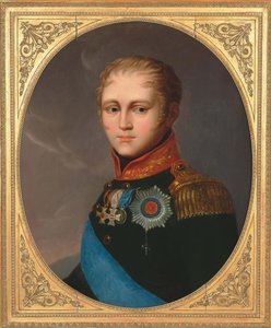 皇帝アレクサンダー1世の肖像（1777-1825年）1810年頃 作： Unbekannt