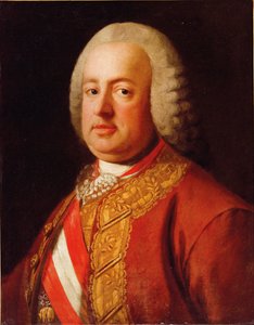 オーストリアの皇帝フランシスコ1世の肖像1708〜1765年、1770年頃。 作： Unbekannt