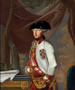 皇帝ジョセフ2世1741-1790、1770年頃の肖像。 作： Unbekannt