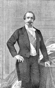 フランス1808-1873年の皇帝ナポレオン3世の肖像画 作： Unbekannt