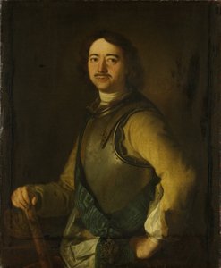 皇帝ピーター1世の肖像1672-1725年、18世紀初頭。 作： Unbekannt