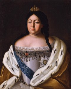 皇后アンナイオアンノフナ1693-1740の肖像、18世紀 作： Unbekannt