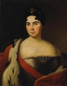 皇后キャサリン1世の肖像1684-1727、18世紀の最初の3分の1 作： Unbekannt