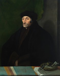 ロッテルダムのエラスムスの肖像 1467-1536、16 世紀。 作： Unbekannt