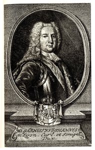 エルンストヨハンフォンビロン1690-1772年の肖像、コートランド公爵とセミガリア公爵、ロシア帝国の摂政