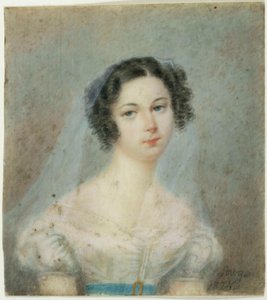 Ewelina Hańska の肖像、旧姓 Rzewuska 1801-1882、1820 年代。