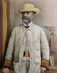 フィデル・アロンソ・サントシルデス（1844-1895）の肖像、挿絵 作： Unbekannt