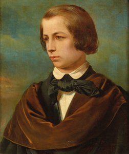 フランツ・リストの肖像、1811～1886年頃。 1830年。 作： Unbekannt