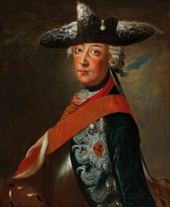 プロイセンのフリードリヒ 2 世の肖像 1712 ～ 1786 年。 作： Unbekannt