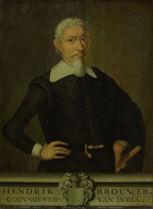 ヘンドリック・ブラウワー (1581-1643) の肖像。  別名: ヘンドリック・ブラウワー (1581-1643)。 総督 (1632-36).[1] 作： Unbekannt