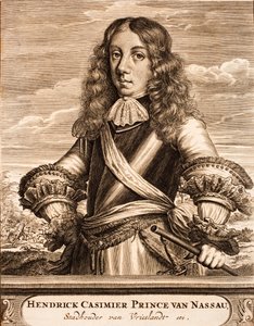 ヘンリーカシミール2世の肖像1657-1696、ナッソーディーツ王子、1675年。 作： Unbekannt