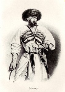 イマームシャミルの肖像1799-1871、19世紀 作： Unbekannt