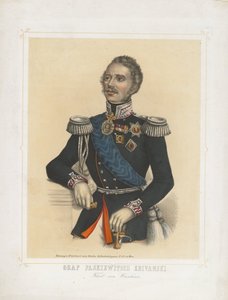 イヴァン・フョードロヴィッチ・パスケビッチの肖像、エリヴァン伯、ポーランド王国総督、1850年 作： Unbekannt