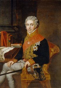 18世紀の後半のイヴァン・ヴァシリエヴィッチ・トゥトルミン1751-1839の肖像。 作： Unbekannt