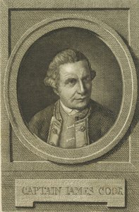 1771年以降のジェームズクックの肖像。