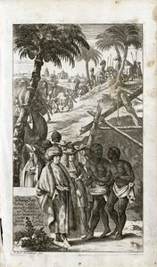 オリエンタルドレスのジャンバティストタヴェルニエの肖像、1681年 作： Unbekannt