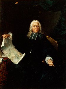 Jean de Lagrive 1689-1757の肖像、1740年頃。 作： Unbekannt