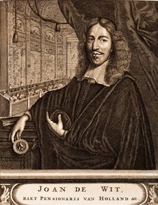 ヨハン・デ・ウィットの肖像1625-1672差出人：戦争の現場、1675年。 作： Unbekannt