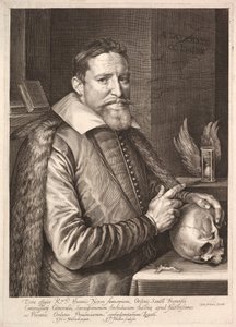 フランシスコ会修道士団総長、トリーア駐在大使ヨハネス・ネイエンの肖像、1608年。