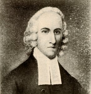 ジョナサン・エドワーズの肖像画、長老の牧師のコートとバンド、c1750、1937