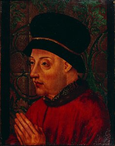 ポルトガルのジョン1世王の肖像1357-1433、15世紀初頭。 作： Unbekannt