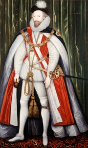 初代サフォーク伯爵トーマス・ハワード・オブ・ウォールデンの肖像、1598年 作： Unbekannt