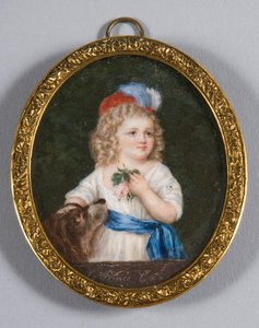 ルイシャルルの肖像画、フランスのロイヤル王子1785〜1795年、19世紀 作： Unbekannt