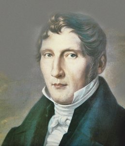 Louis Spohr 1784-1859の肖像。