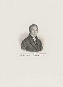 Louis Spohr 1784-1859の肖像c。 1830-1840。 作： Unbekannt