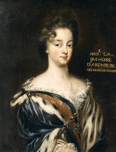 マリア・エンリケッタ・デル・カレットの肖像 1671-1744、グラナとサヴォーナの侯爵夫人、um 1700.