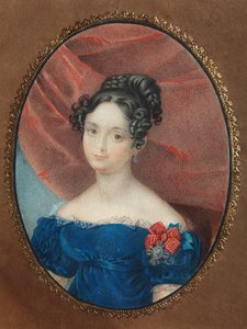 マリアヤコブレフナナリシキナの肖像1789-1854、ロバノヴァロストフスカヤ、1840年代 作： Unbekannt