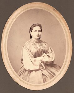 マリア・ミハイロフナ・ドストエフスカヤの肖像1844-1888 作： Unbekannt