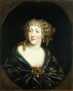 スペインのマリア・テレジアの肖像、1638～1683年、フランス女王、1675年頃。 作： Unbekannt
