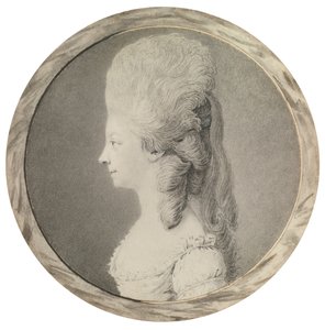 サヴォイのマリールイーズの肖像1749〜1792年、ランバルの王女、18世紀後半
