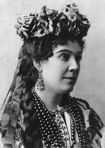 ナデジダ・イワノフナ・ザベラ・ヴルーベリの肖像、1868～1913年、1898年。 作： Unbekannt
