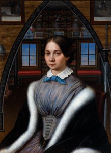 ナタリア・ニコラエフナ・コルサコワの肖像、ca。 1849 作： Unbekannt
