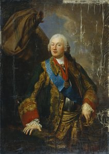 18世紀半ばのミハイルニキッチヴォルコンスキー王子1713-1788の肖像画。