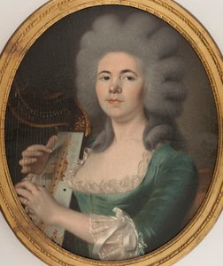 ロザリー・デュガゾンの肖像 1755-1821, 1787. 作： Unbekannt