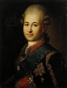 セミョンゾリッチ1745〜1799の肖像、18世紀後半のキャサリン大王のお気に入り。 作： Unbekannt