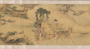 劉陵を装った邵嶼の肖像 1795年。 作： Unbekannt