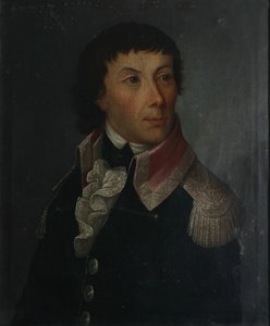 Tadeusz Kosciuszko 1746-1817、19世紀初頭の肖像。 作： Unbekannt
