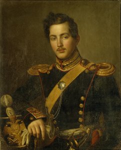 Vasily Vasilyevich Zagryazhskyの肖像、1840年代 作： Unbekannt