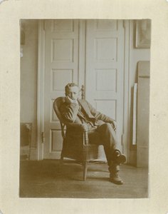 ヴィルヘルム・ハンマースホイの肖像 1864-1916。 作： Unbekannt